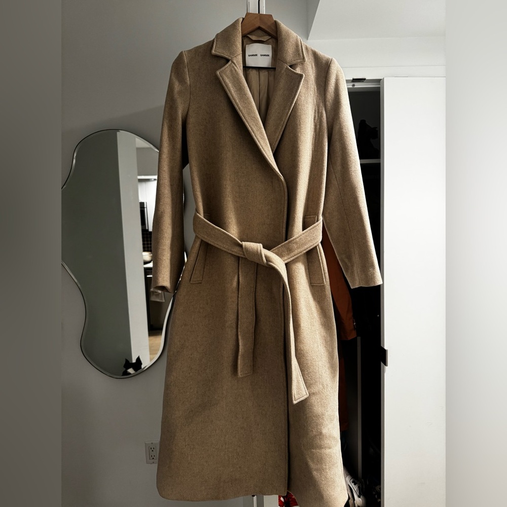 Samsoe samsoe Paultex Italian Wool Coat